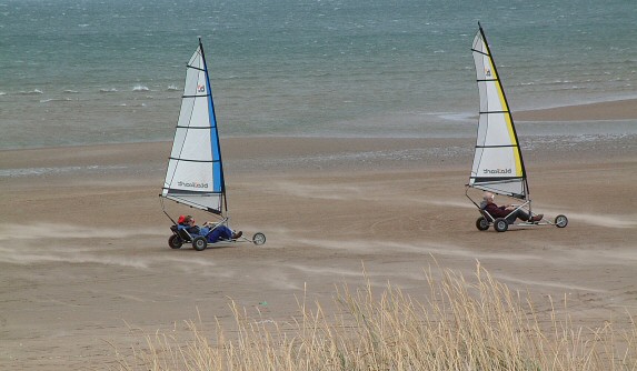 Sand Yacht Racing